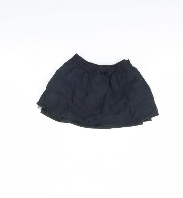 Oshkosh Girls Black  Cotton Mini Skirt Size 5 Years  Regular 2