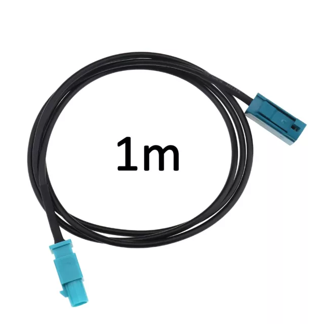 Fakra-Z Plug Male To Female Extension Cable Lead Connector For GPS Navigation