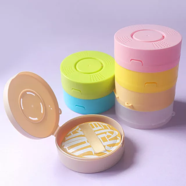 Makeup Sponge Puff Empty Holder Cosmetic Box Travel Dustproof Breathable Pack
