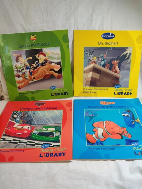 SET 4 DISNEY Pixar Library Cars, Finding Nemo, Toy Story 2, Ratatouille ...