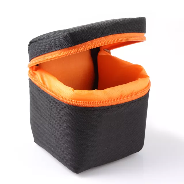 Waterproof Mirrorless Camera Lens Bag Padded Pouch Case for Lens 7.8cm*8.8cm NEW