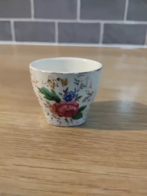 Vintage Midwinter Decorated Ceramic Egg Cup. Used. G.c.