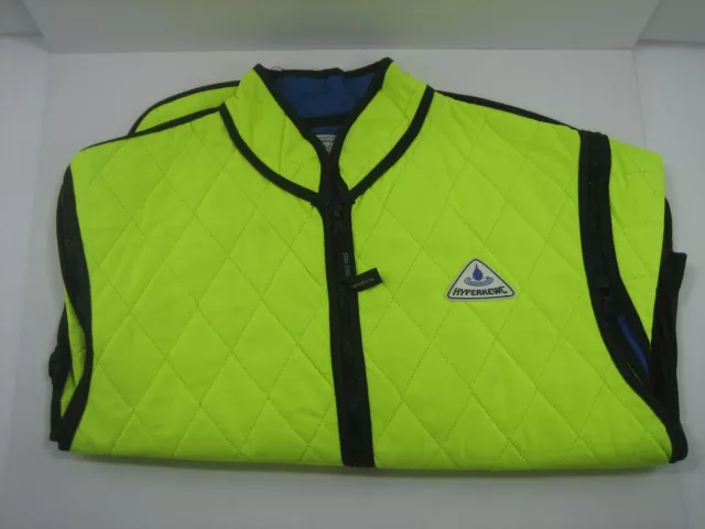 HyperKewl Hi-Vis Lime Evap Cooling Vest with Removable Arms by Techniche Medium