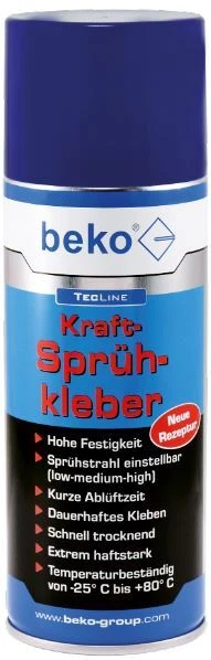 Adesivo spray Power beko TecLine 200 ml ugello regolabile 260 1 200