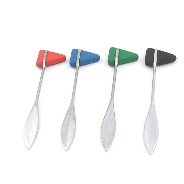 Set of 4 RED Green Blue Black Rubber Head Reflex Taylor Hammers Diagnostic