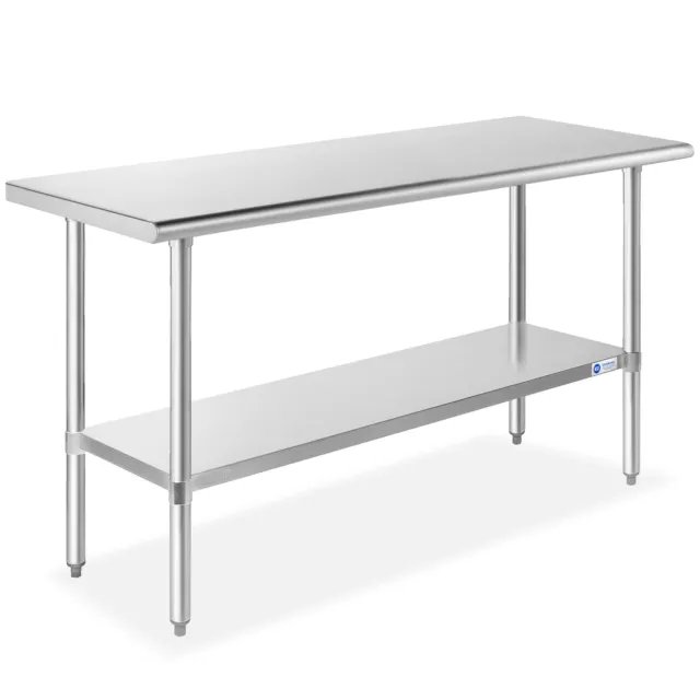 OPEN BOX - Commercial Stainless Steel Kitchen Food Prep Work Table - 60" x 24"