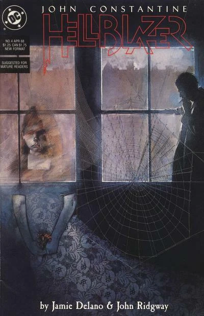 HELLBLAZER #4 F/VF, John Constantine, DC Comics 1988 Stock Image