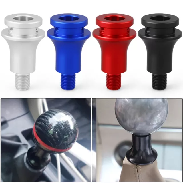 Universal Car Manual Gear Shift Knob Adapter For M12x1.25 Thread Aluminum Alloy