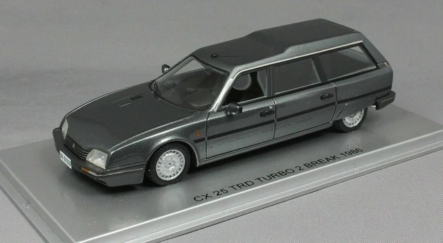 Miniature CITROËN CX 25 TRD Turbo 2 Break 1986 – Kess 1/43 Résine Blanche – KE43011022