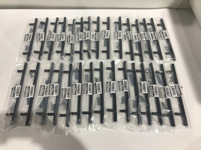 GlideRite 7 in. Matte Black Cabinet Drawer Bar Pull (lot of 30) 5004-178-MB