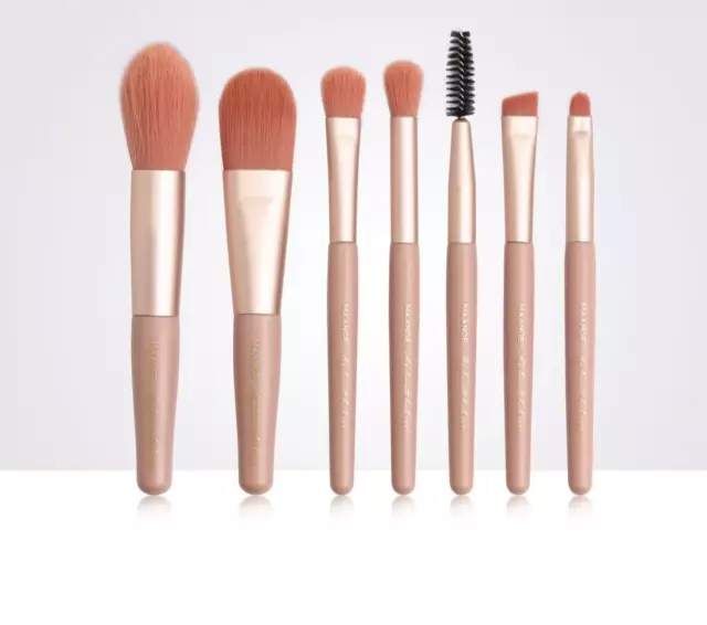 7 tlg Make up Pinsel Kosmetik Pinselset Professionelle Brush Schminkpinsel Set