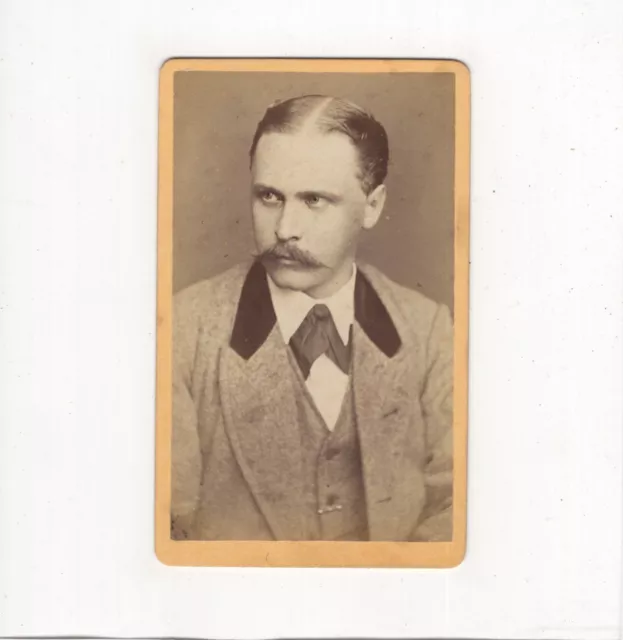Gebrüder Mohr CDV Foto Herrenportrait - Frankfurt Main 1870er
