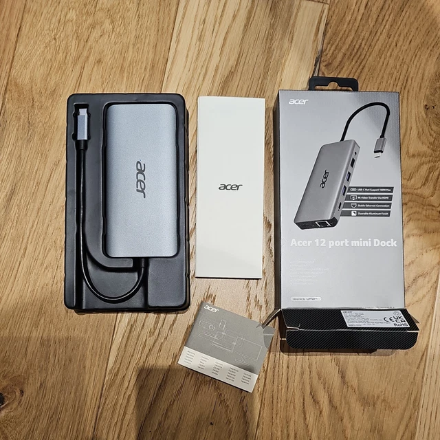 Acer 12-in-1 Mini Dock USB Type-C Zu 2x USB 3.2, 2x Produktbild-Vorschau 2