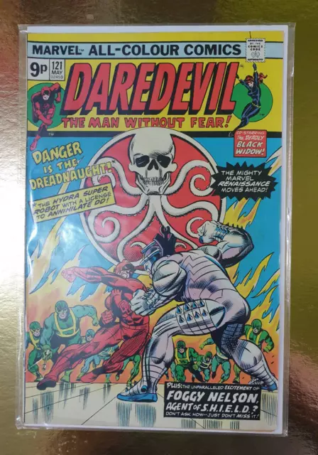 Marvel Daredevil #121 May 75📖1st App Jackhammer, Kane Cvr BRONZE AgeVF/NM 9.0🆕