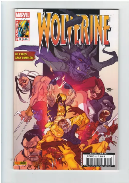 Wolverine (Marvel France - 3° Série) N° 12 - Comics Marvel juin 2013