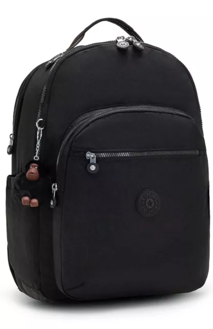 Kipling Seoul Extra Large 17” Laptop Backpack TRUE BLACK