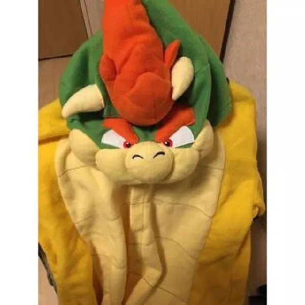 SAZAC Super Mario Brothers Bowser King Koopa Fleece Costume Unisex Free Size JPN