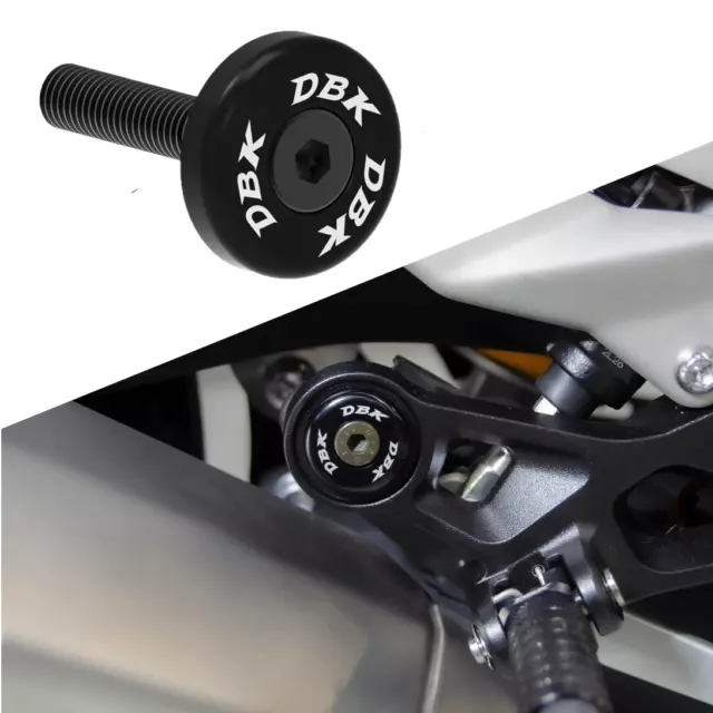 DBK Triumph Street Triple 765 S / R / RS Exhaust Bracket Screw Cap 2017+ - Black