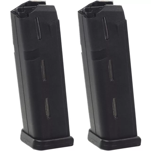 ProMag (2 Pack) 10-Round Magazine for GLOCK Model 17, 19, & 26 9mm, GLK 14 Black