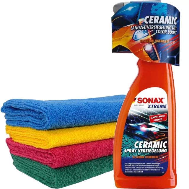 Scellant à Peinture Sonax Xtreme Céramique Spray Cire de Voiture 750 ML +