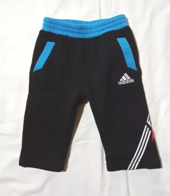 PANTALONCINI SPORTIVI ADIDAS XL neri poliestere AE06 EUR 23 46