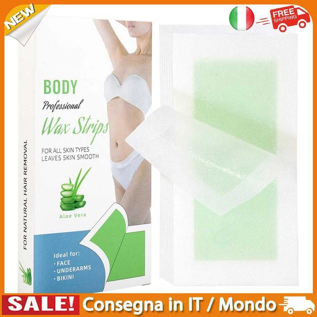 IT 20pcs Underarm Hair Removal Wax Paper Face Leg Eyebrow Hair Sticker (Aloe)