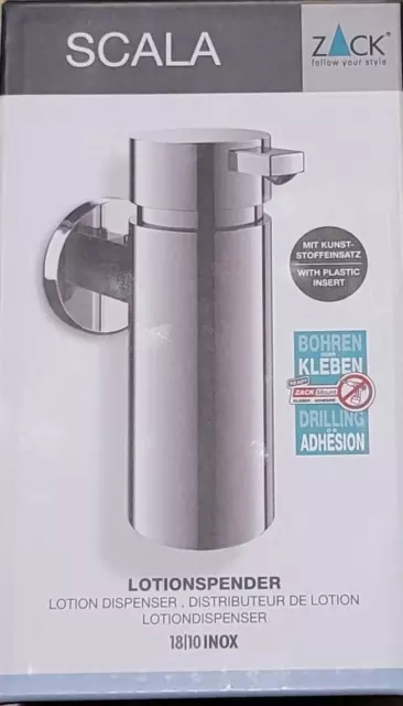 Dispensador de jabón/loción líquido montado en pared Roden Zack 40080 Scala baño o cocina