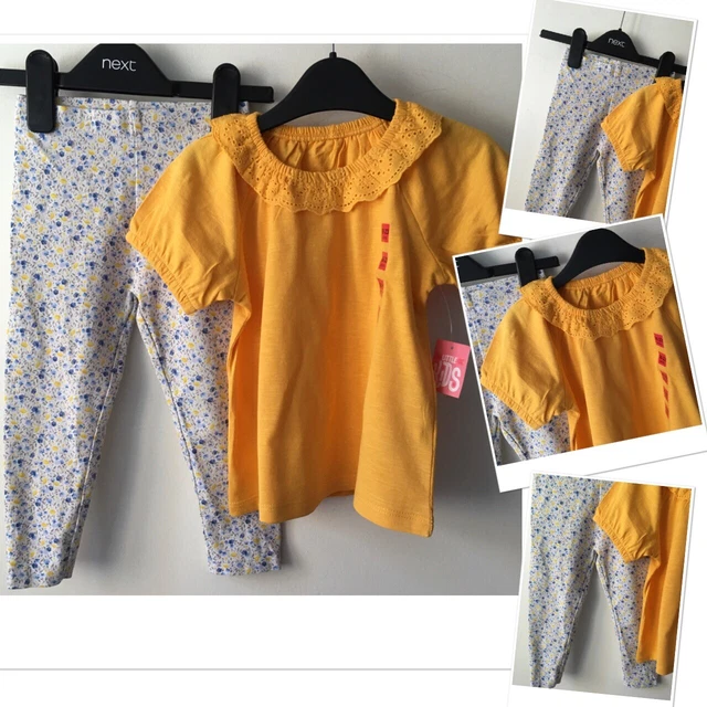 Leggings floreali Next bambine ecc e nuovi top Matalan 18-24 mesi