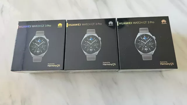 HUAWEI Smart Watch GT3 Pro 46mm Classic ODN-B19 Android Bluetooth New Sealed