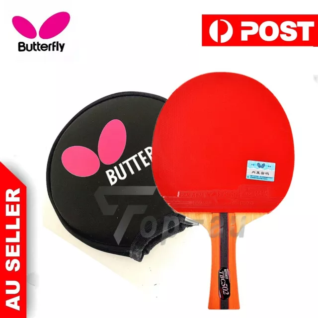 Butterfly TBC502 Table Tennis Bat Long Handle with Protective Case