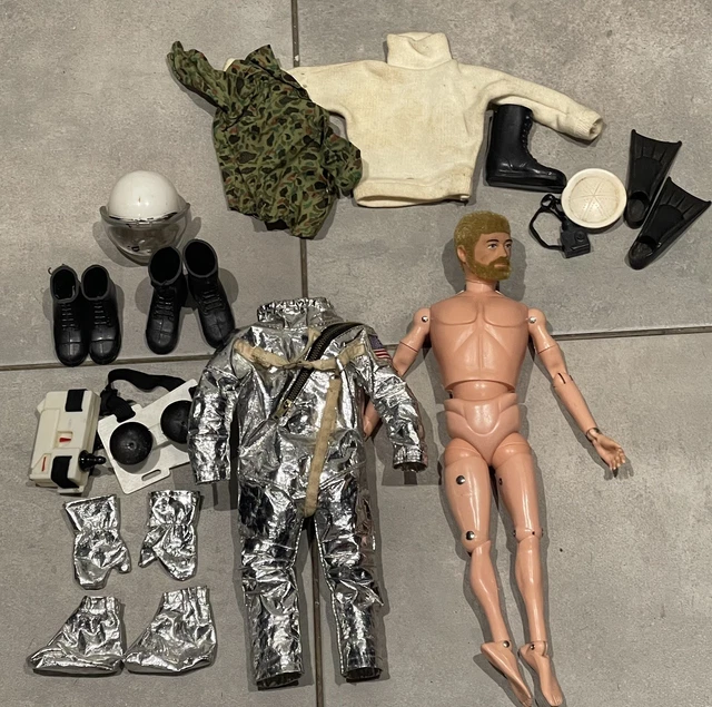Action Man Palitoy / Hasbro 30cm - Blond Yeux Bleux - Occasion Comme Neuf