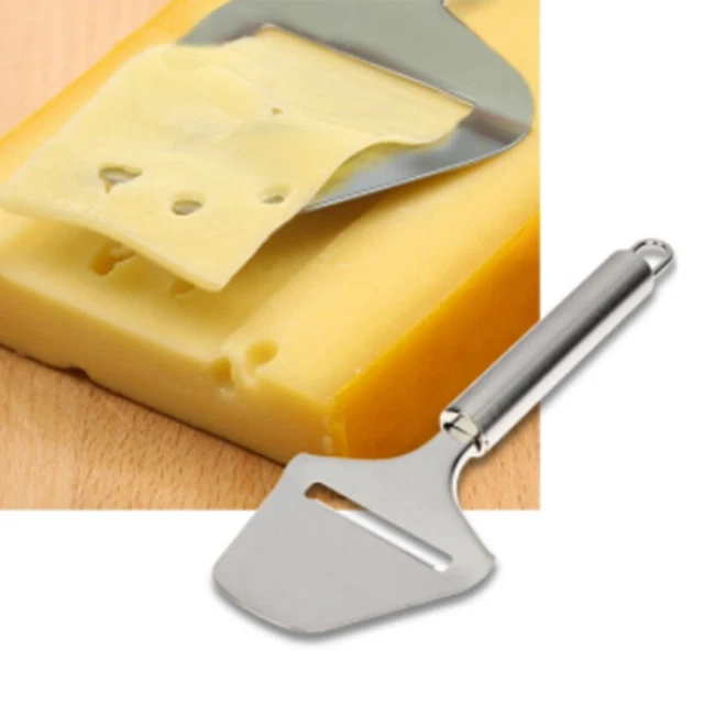 1 pieza rebanadora de queso rallador de mantequilla de queso de acero inoxidable para tk