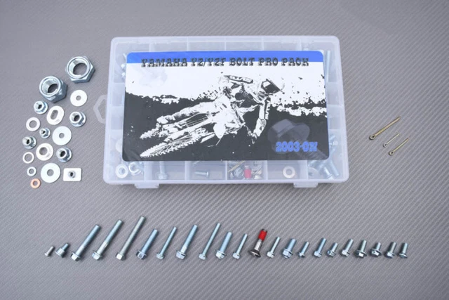 Kit Intermédiaire De Visserie Pour Kawasaki KX 80 (1984-1991) - 108 Pièces, Par Avdbmoto