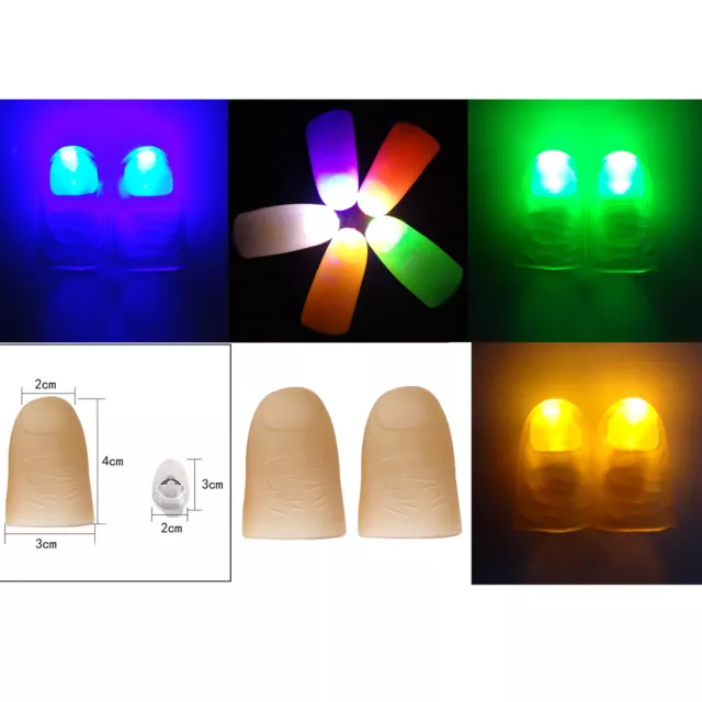 Leuchtend LED Fingerlicht Induktionslicht Leuchtende Daumen Blinkende Finger