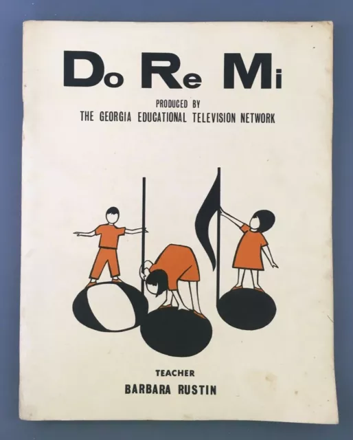 1966 Do Re Mi Music Teacher Book GA Education Vintage Middle Grades Rustin
