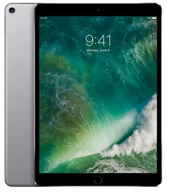 Apple iPad Pro 1. Gen 64GB, Wi-Fi + 4G (O2), 10,5 Zoll - Space Grau