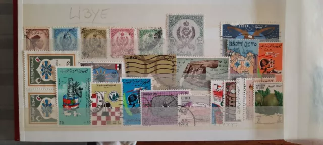 LIBYE - Petit lot de timbres oblitérés