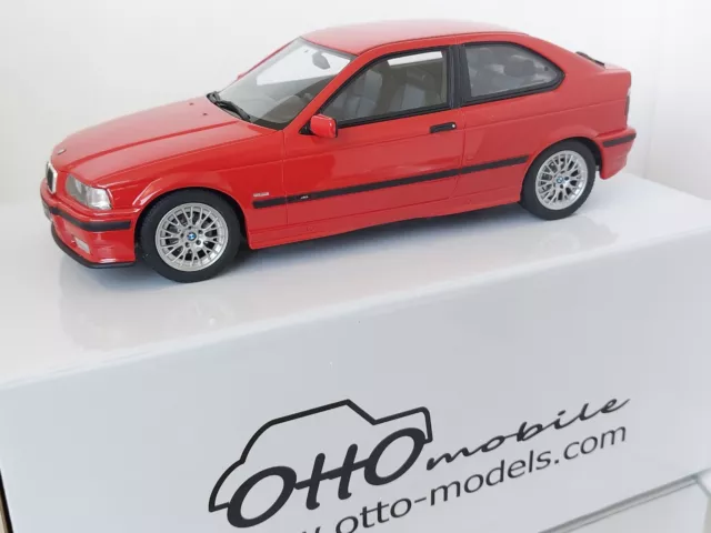 Voiture Miniature de Collection - OTTO MOBILE 1/18 - BMW E36 Compact 323ti  - 1998 - Red - OT372 - Cdiscount Jeux - Jouets