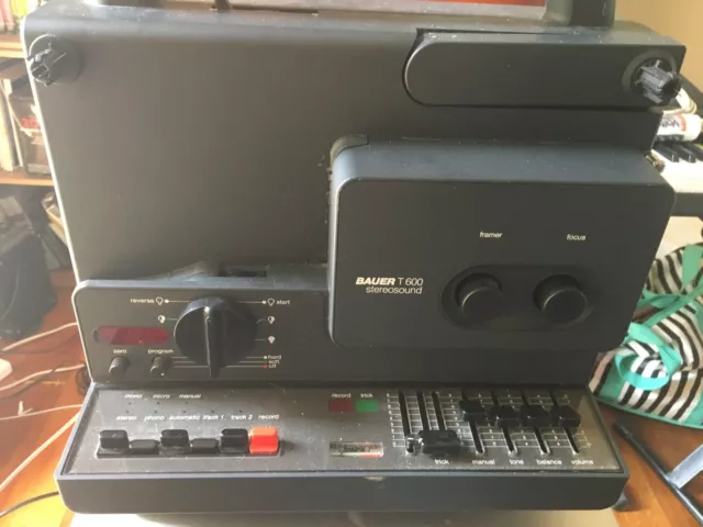 Bauer 8mm T600 stereo Film Projector