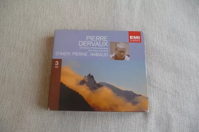 Pierre Dervaux Coffret 3Cd Orchestre Des Pays De Loire. D'indy. Pierne. Rabaud.