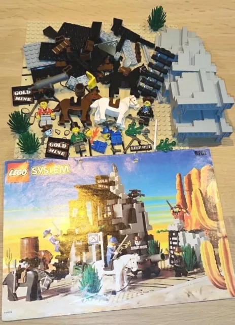 Lego 6761 Bandit's Secret Hide Out Goldmine Western Konvolut Fast Vollständig!