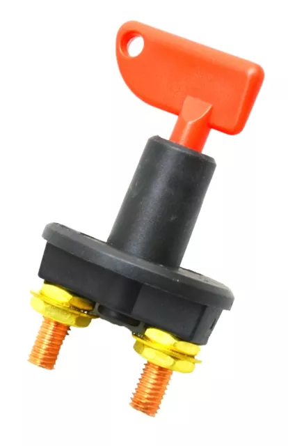 Battery Disconnect Switch With Removable Key, 2 Stud Plastic Housing UP#S1202