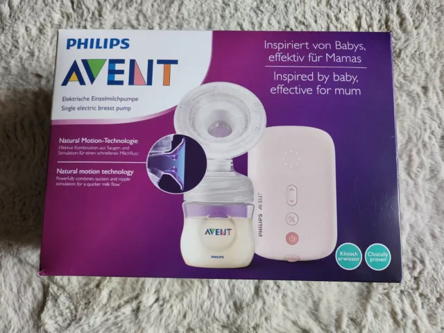 Philips AVENT SCF395/11 Elektrische Milchpumpe mit Flasche NEU und UNGEÖFFNET