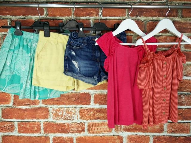 Girls Bundle Age 6-7 Years Next Fat Face Top T-Shirt Shorts Skirt Kids Set 122Cm