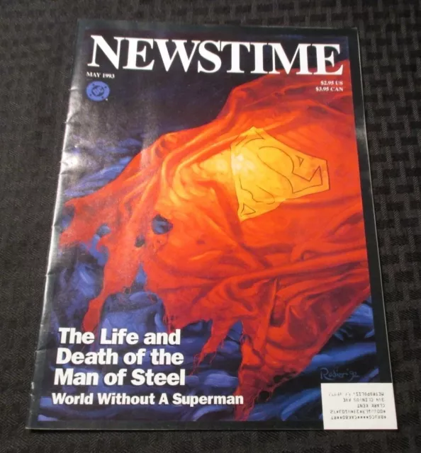 1993 NEWSTIME Magazine May DEATH OF SUPERMAN VF 8.0 Doomsday