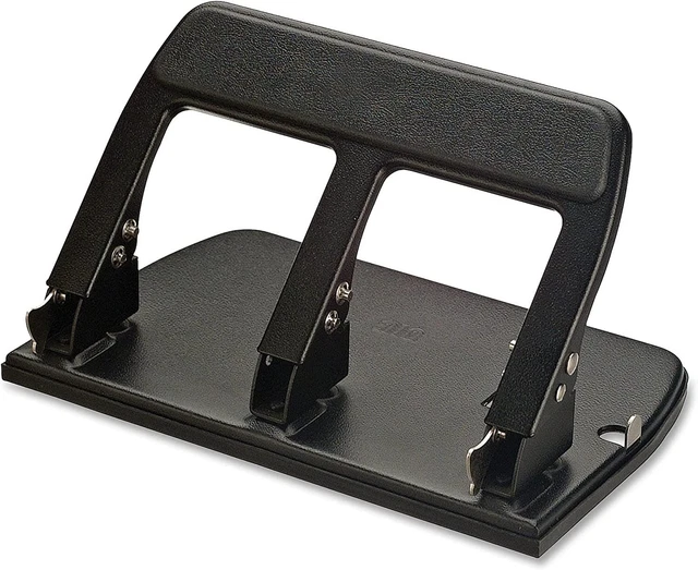 Office mate Heavy Duty 3 Hole Punch with Padded Handle, 40-Sheet Capacity