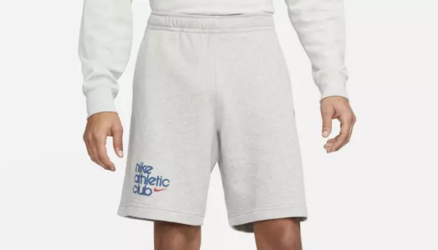 Nike Sportswear Athletic Club Terry Shorts DR9847-063 Size 2XL Grey  Heather