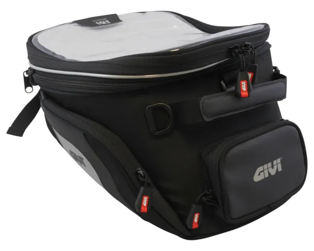 Sacoche de réservoir GIVI X-Stream Bag avec Tanklock System, noir, pour moto, en