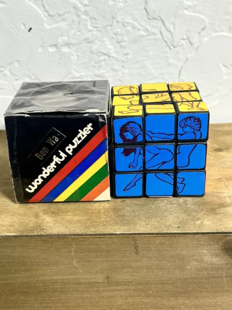 RARE Vintage Rubiks Cube with Triangles Vintage Ultraco 1982 Ultimate Cube