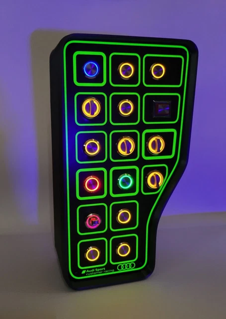 SIMUBOX R8 BUTTON Box Sim Racing, FANATEC,SIMUCUBE COMPATIBLE,PC LINUX ...